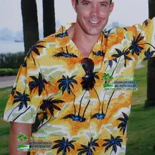 Hainan гавайская рубашка пляжный костюм для пар Повседневная рубашка гавайская рубашка 2XL 3XL