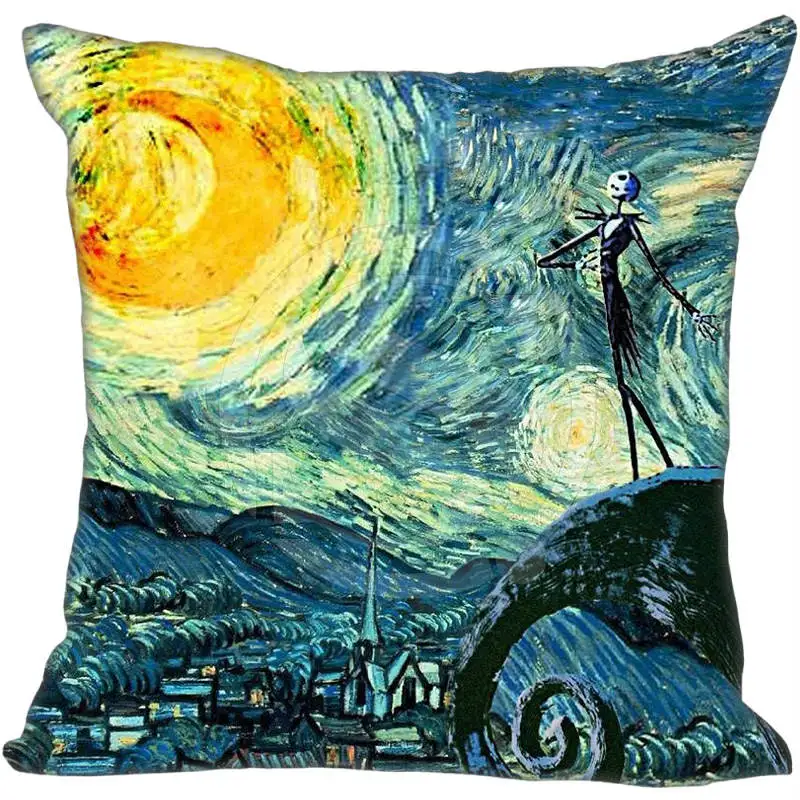 

Hot Sale Custom Jack Nightmare Before Christmas Sally #R Pillowcase One SidesHome Cushion Cover Pillow Cases 9-22T