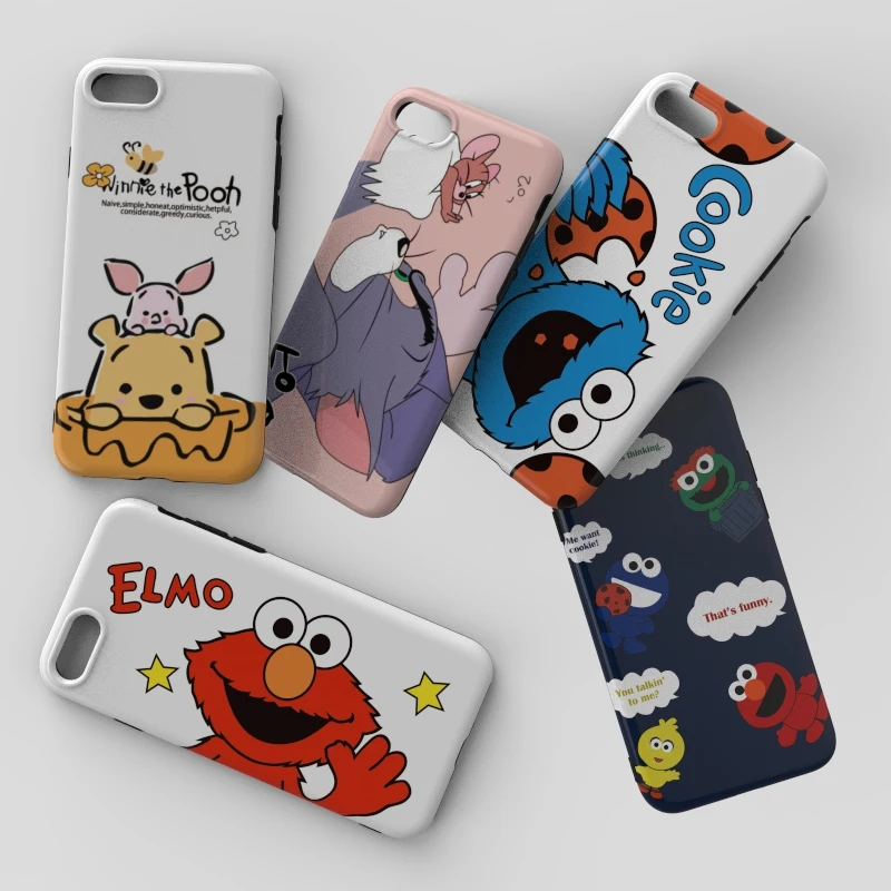 

10 patterns Case For iPhone 7 Case for iPhone 8 Cover for iPhone 7 Case Cute Cartoon picture painted Soft case for iPhone 7G 8G