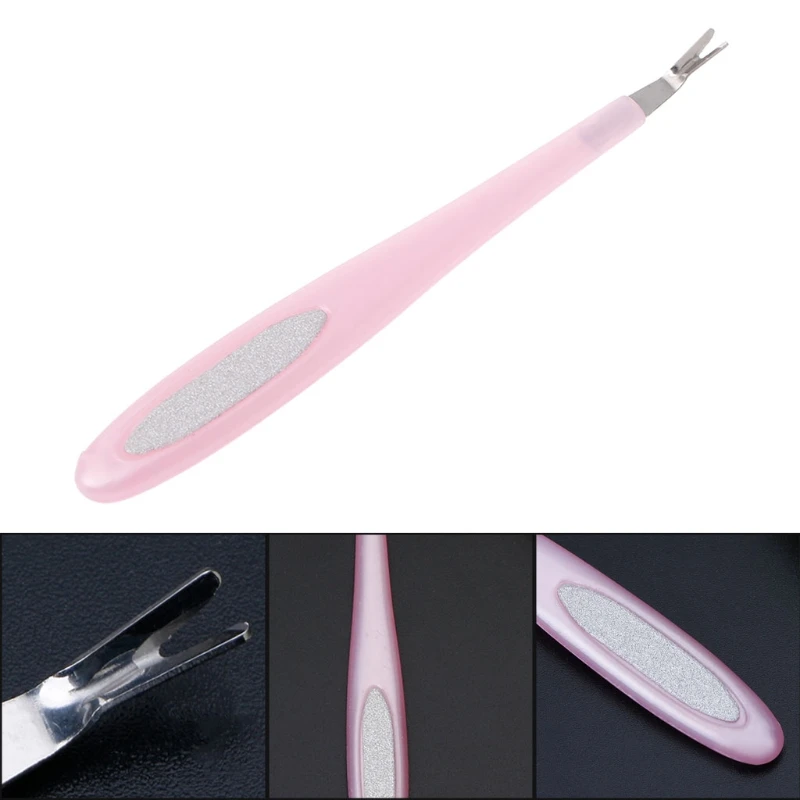 

Cuticle Pusher Dead Skin Remover Manicure Nail File Art Pedicure Tools Kit