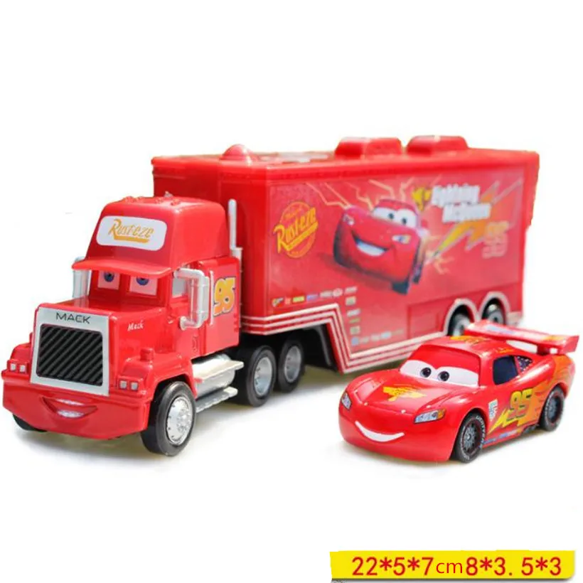 

Cars Disney Pixar Cars 2 And Cars 3 Lightning McQueen Truck Series 1:55 Diecast Metal Alloy Car Children Toys Gifts