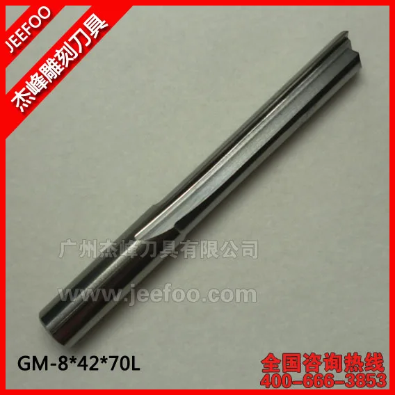 

8*42*70L CNC Solid Carbide Two Straight Flute Bits/CNC Router Bits/Router Cutter