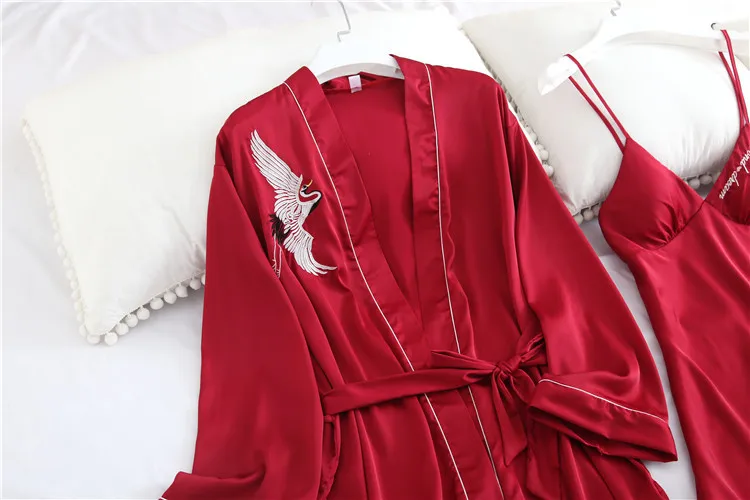 5 шт. летний женский пижамный комплект атласные пижама из тонкой ткани Pijama silk home service sleepwear home украшения для одежды