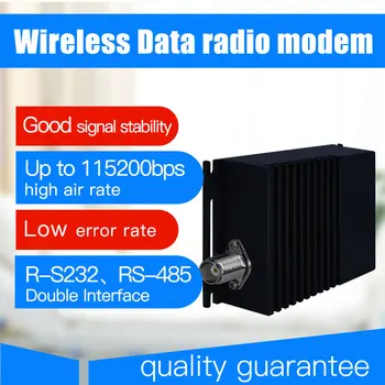 

10km long range wireless data transmitter and receiver 115200bps vhf uhf radio data modem rs485 rs232 wireless 433 transceiver