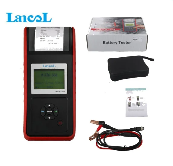

Lancol Digital Battery Analyzer /Digital Battery Tester/ Car Battery Tester MICRO-768 With Printer For Testing &Analyzer Bad Car