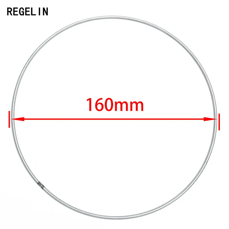 REGELIN большой размер 400-35 мм Ловец снов Reve круглые кольца фурнитура Висячие круглые cercle металлические pour attrape reve Net DIY 10 шт - Цвет: 160mm