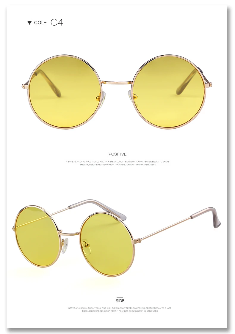 WHO CUTIE Ретро женские розовые круглые солнцезащитные очки, фирменный дизайн, модные круглые голубые линзы, маленькие солнцезащитные очки, тонированные оттенки OM773
