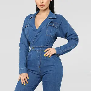 macacão jeans feminino barato