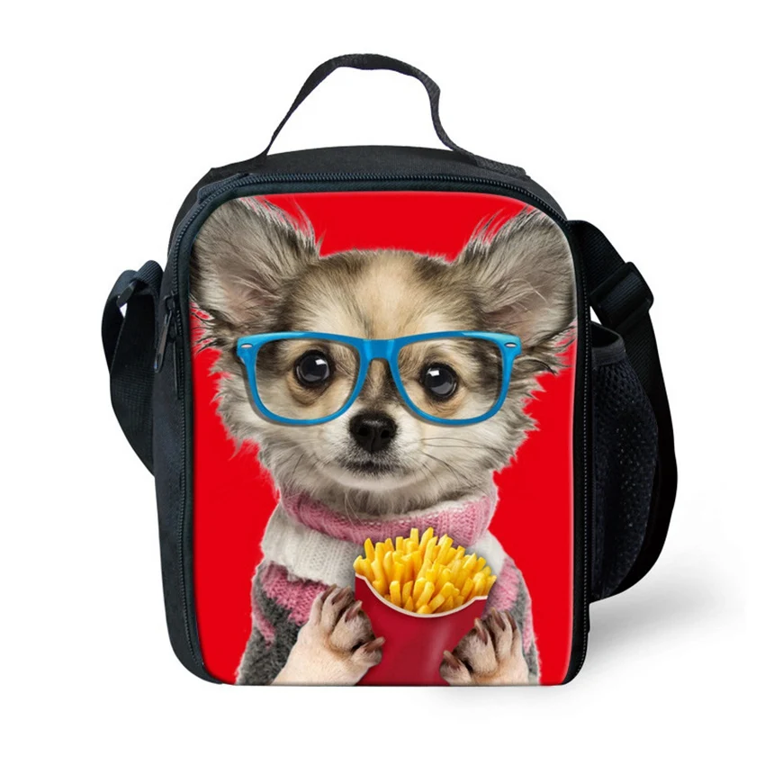 Детская сумка для ланча, новая модная мультяшная печать, термоизолированная сумка для еды, Повседневная дорожная Тепловая сумка для пикника, Ланч-бокс для детей - Цвет: b