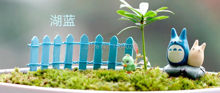 3*10 см Микро пейзаж деревянный забор крошечный мир домашний Декор 5 шт