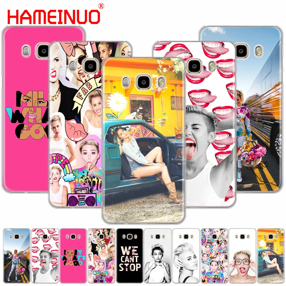 

HAMEINUO Miley Cyrus cover phone case for Samsung Galaxy J1 J2 J3 J5 J7 MINI ACE 2016 2015 prime