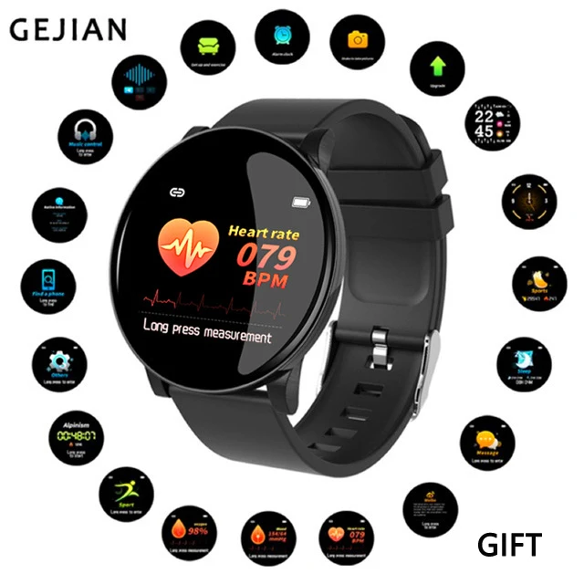 

Smart Watch waterproof Men Women Blood oxygen Heart Rate Blood Pressure Multi-sport mode Sport Watches for Android Ios 2019New