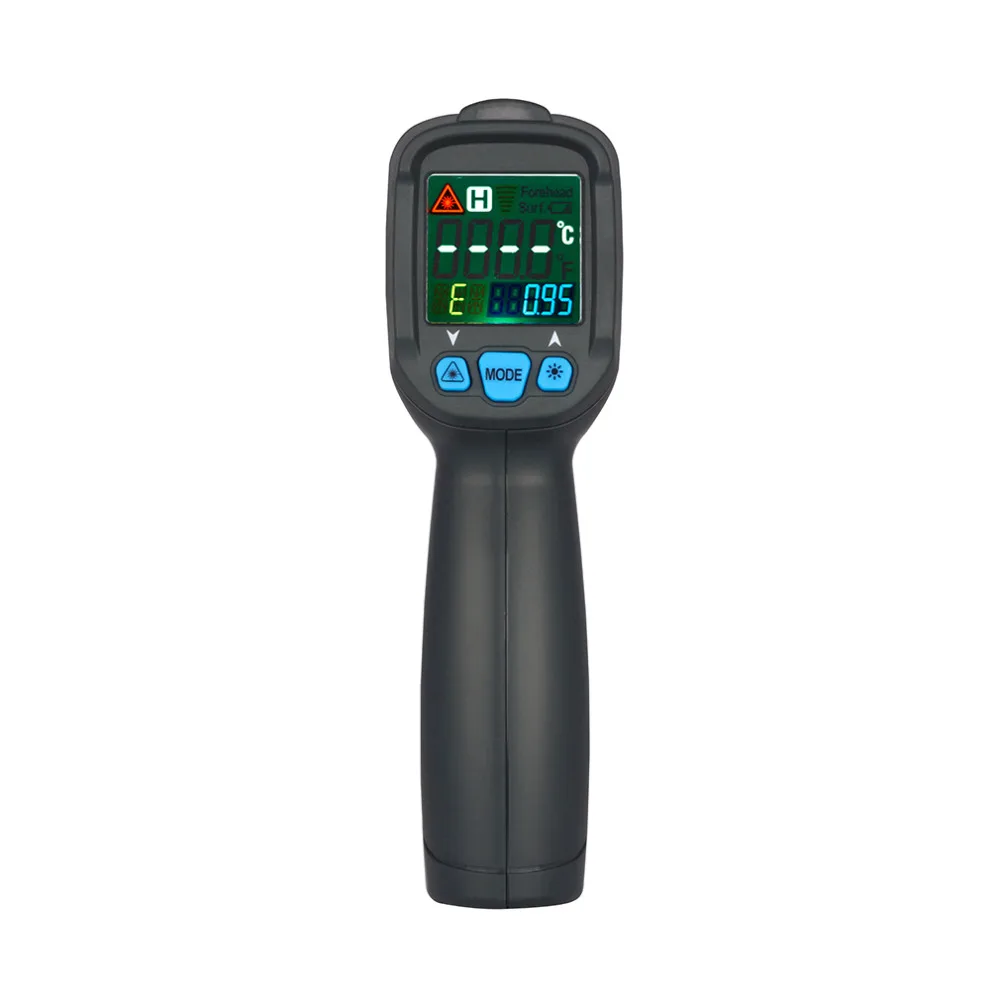 2016 Hot Sale Infrared Thermometer Color LCD Digital Non contact IR Laser Thermometer 30 500C Red