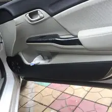 Автомобильные тормозные колодки спереди и сзади двери сиденья анти-kick коврик автомобиля-Средства для укладки волос для honda civic Седан 2012 2013 9th поколения