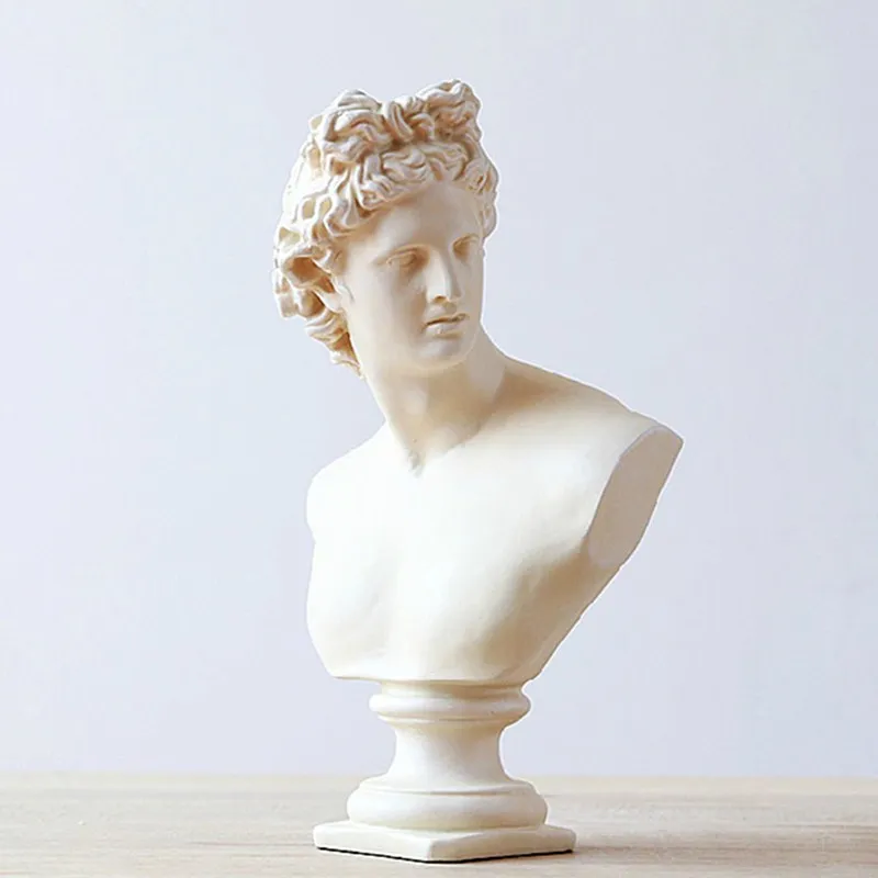 Аполлон Венера Давид бюст статуя греческая мифология смолы ремесленника офис отель клуб гостиная украшения подарок L2170