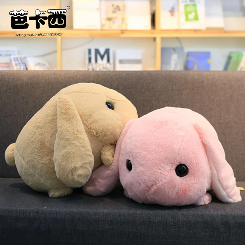 55cm rabbit pillow cute big head rabbit toy bunny doll stuffed soft animal doll kids toys
