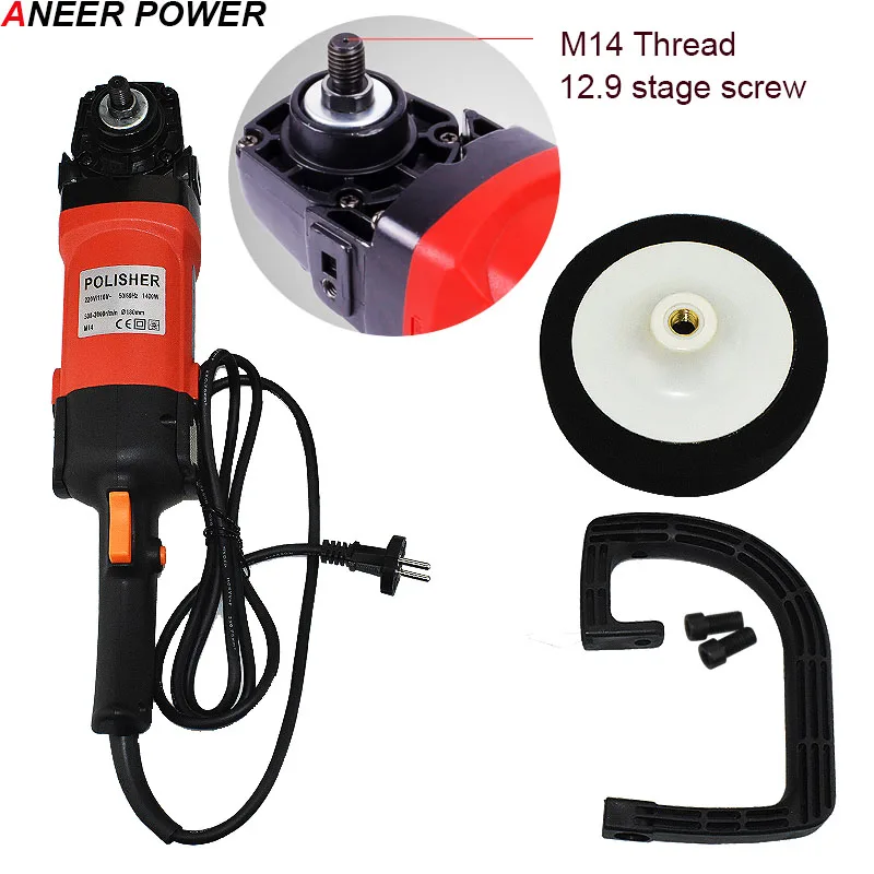 1400W Car Polisher Variable Speed 3000rpm 220V Electric Floor Polisher Polishing Machine Auto Politriz Sanding Machine Eu Plug 1400W Car Polisher Variable Speed 3000rpm 220V Electric Floor Polisher Polishing Machine Auto Politriz Sanding Machine Eu Plug
