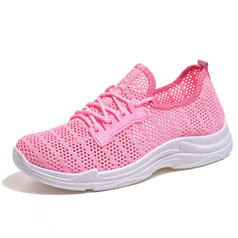 

Cushioning Pink Sneakers Women Running Shoes 2019 professional Sports Net Shoes for Jogging Female Cushion Trainers