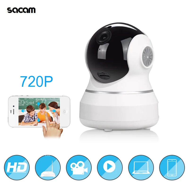 Home Security IP Camera Wireless Smart WiFi Camera WIFI Audio Record Surveillance Baby Monitor 720P PAN TILT HD Mini CCTV Camera
