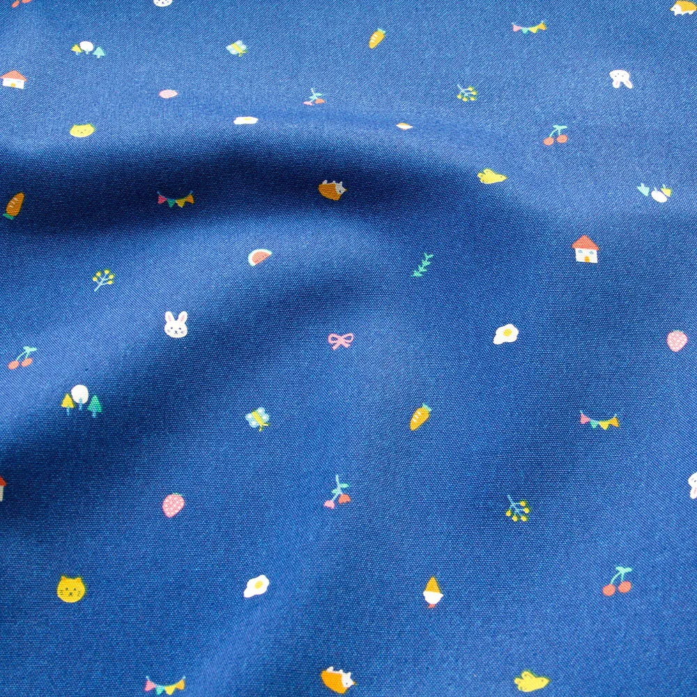 

50cm*110cm Japanese Oxford Cotton Canvas Fabric Kids Patchwork Fabric Toy pattern A