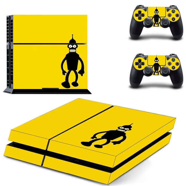 yellow playstation 4 controller