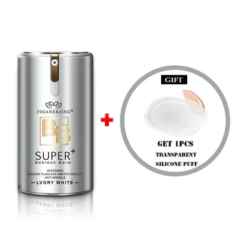 

YIGANERJING BB Cream Professional Primer Concealer Sunscreen Foundation Base Super Beblesh Makeup Perfect Cover