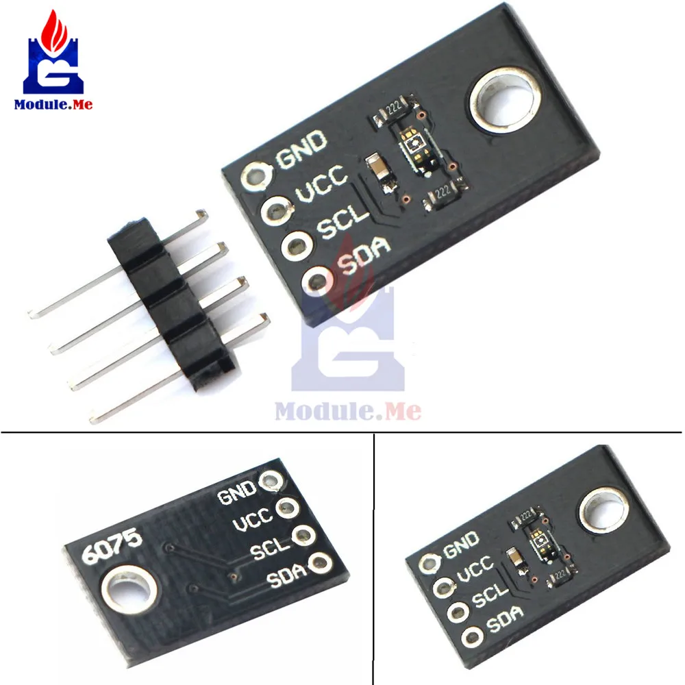

I2C VEML6075 UVA UVB Light Detection Sensor Module Solar Ultraviolet Light Intensity Sensor Detection Module with Serial Port