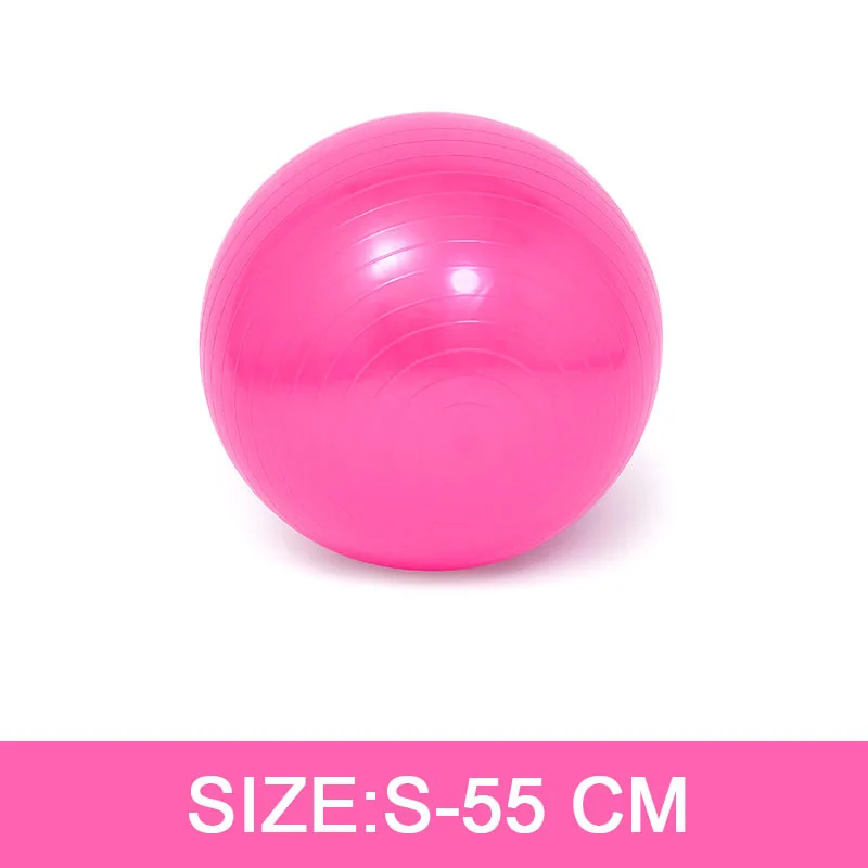 Беременная женщина мячи для йоги Bola Пилатес фитнес спортзал баланс фитбол упражнения пилатес тренировки Массажный мяч профессиональный 55-75 см - Цвет: S-Pink