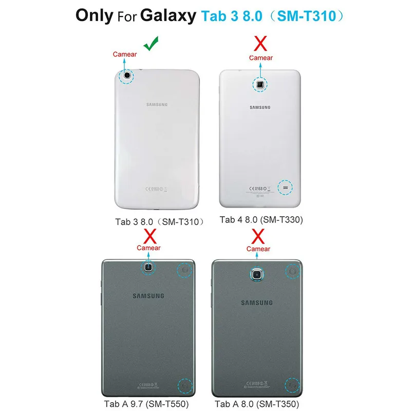 Чехол для Samsung Galaxy Tab 3 8 0 &quotT310 T311 SM T310 Tab3 чехол 360 полный защитный мягкий TPU