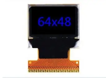 2 PCS LOT free shipping 0 66 inch OLED display module