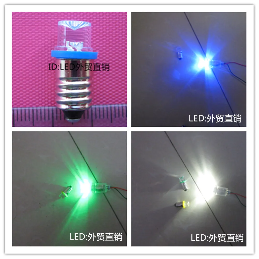 Светодиодная индикаторная лампа постоянного тока 12 В 18 в 24 E10 или ba9s|bulb led|led lamp