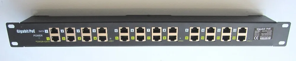 Многопортовая гигабитная POE инжектор midspan 1000 Мбит/с патч панель для Wi Fi точки
