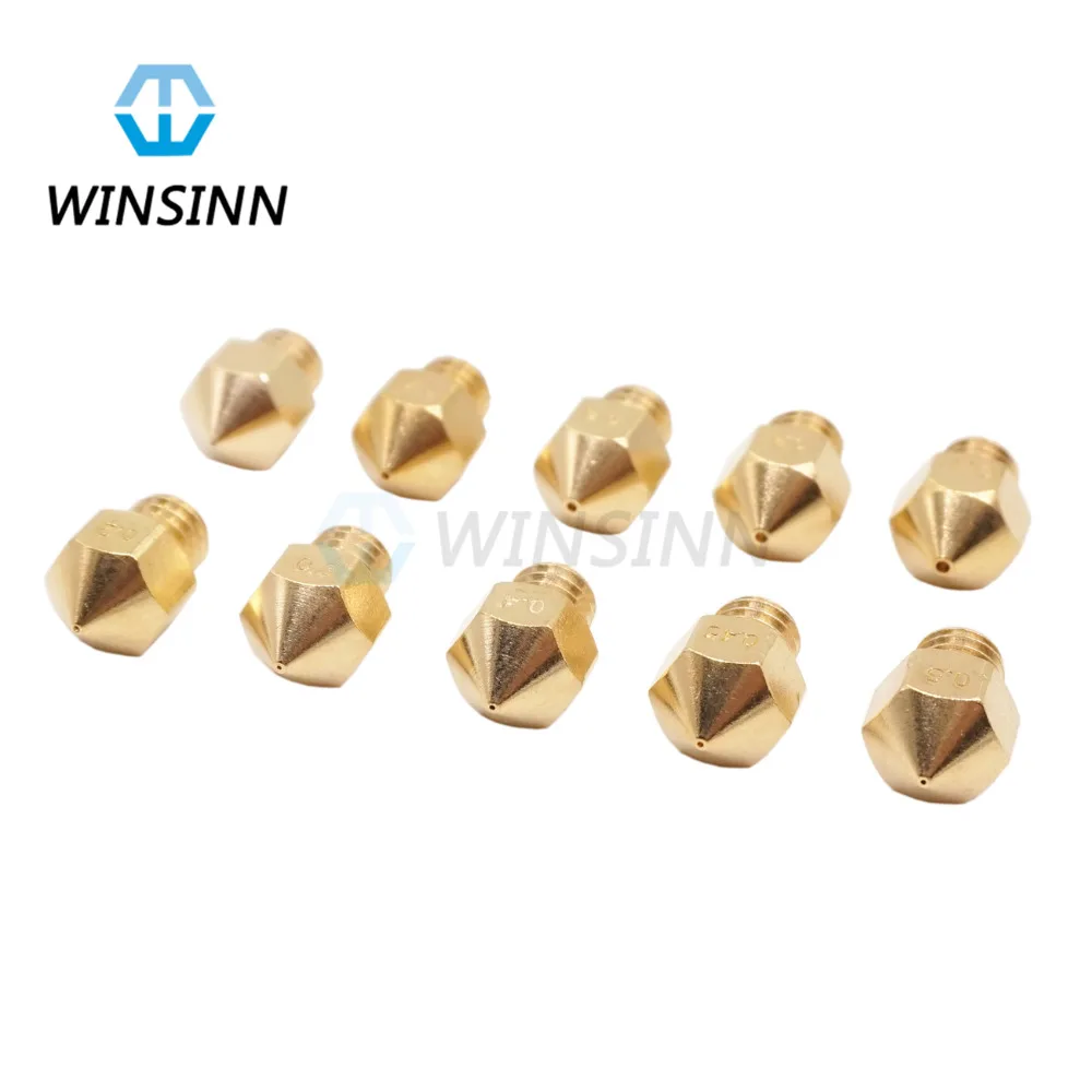 3D Printer MK8 Copper Brass Nozzle 0 2 0 3 0 4 0 4 0 5