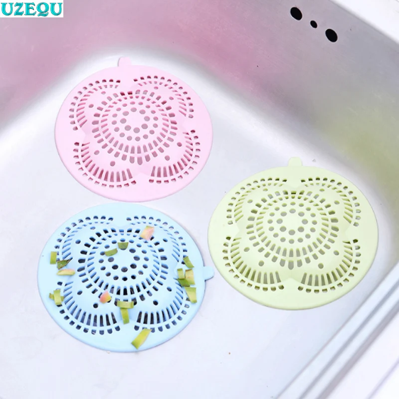 

Silicone Sink Drain Filter Bathtub Hair Catcher Stopper Shower Drain Hole Filter Trap Sink Strainer for Kitchen Bathroom Toilet