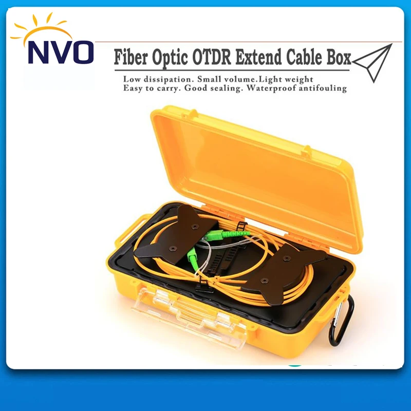 

SC/APC-SC/APC-9/125 G652D-1000M,1310/1550nm,Fiber Optic OTDR Launch Cable Box