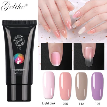 

Gelike Poly Quick Extension Uv Builder Nail Makeup Brush Tools Polish Lacquer s Glue 6 Colors Polygel