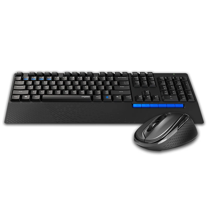  New Rapoo 8300T Multi-mode Silent Wireless Keyboard Mouse Combos Bluetooth 3.0/4.0 RF 2.4G switch b