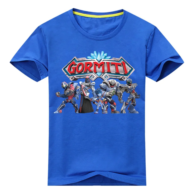 

Children T-shirts Gormiti Games Print Tshirts Clothing Boys Girls Summer Short Sleeve Tee Top Clothing Kids Short Sleeve ZA004