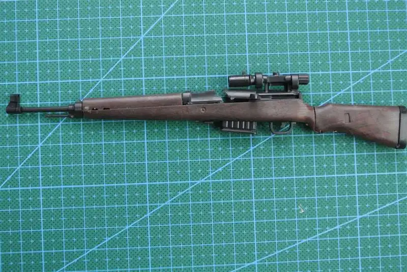 1:6 G43 полуавтоматическая винтовка модель с покрытием пластиковая военная модель аксессуары для 1" Коллекция экшен-фигурок