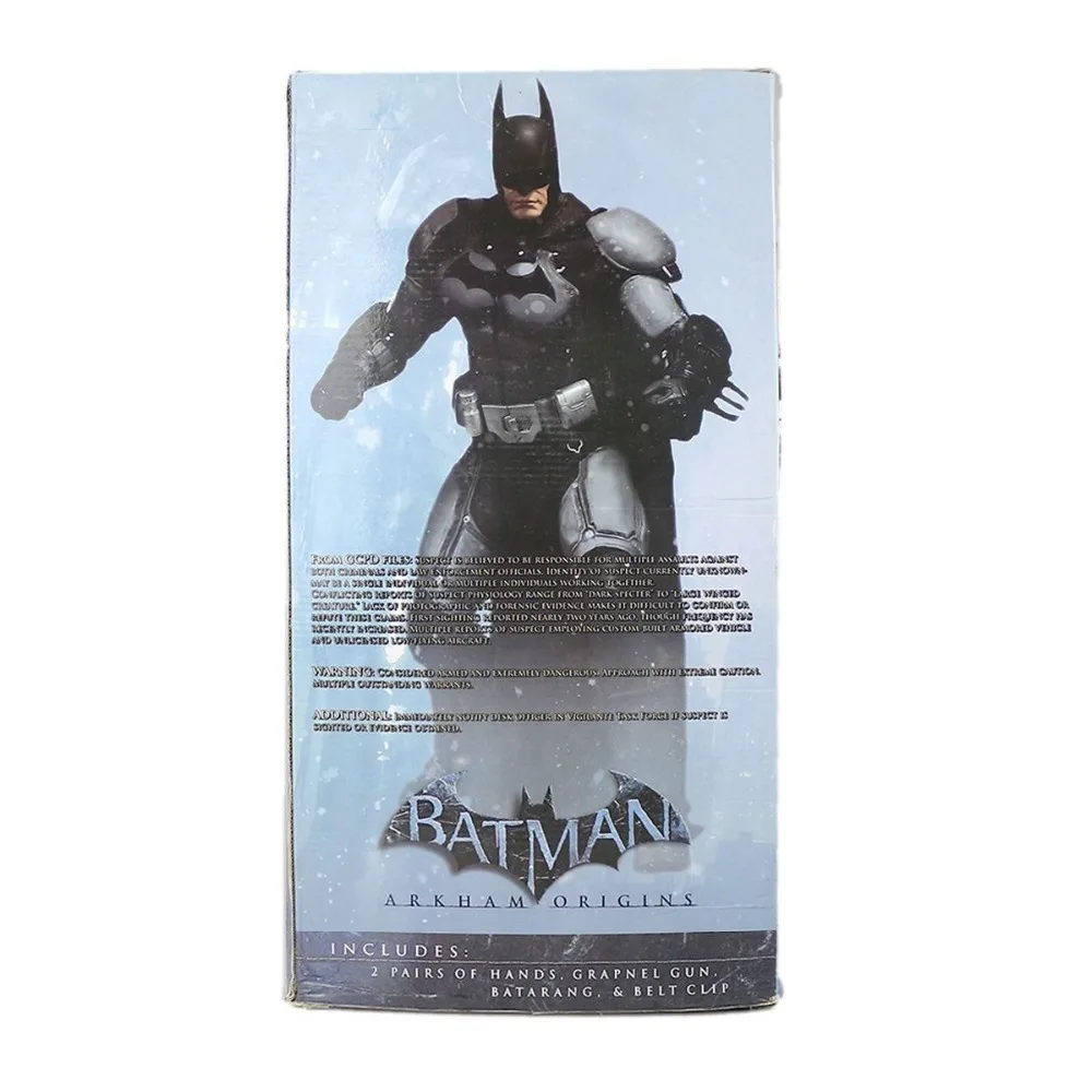 NECA 1/4 масштаб DC комикс о Бэтмене Arkham Super Hero 1" фигурка в коробке с коробкой дешевая стоимость доставки