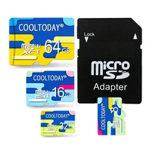 Newest Memory Card Micro SD Card 64G 32GB TF Card Class 10 16GB 8GB 4GB Mini Flash Card with Adapter Free Shipping