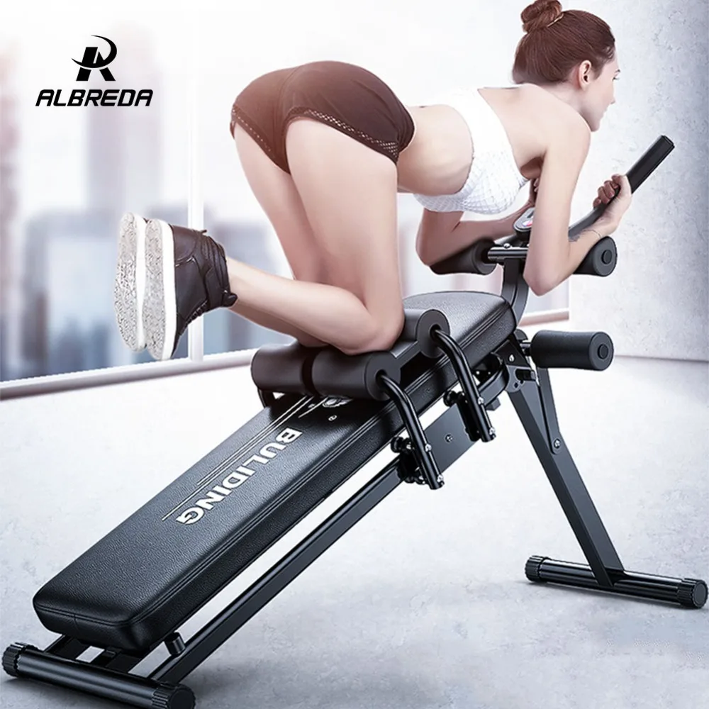 Máquinas de Fitness para Casa Albreda Multifunction Sentar-se Bancada Abdominal Fitness Board Exercitador Equipamentos Ginásio Treinamento