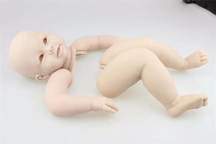 70 см/28 "Reborn Baby Doll наборы силиконовые виниловые мягкие головы 3/4 руки полные ноги для изготовления куклы Reborn Младенцы аксессуары неокрашенные