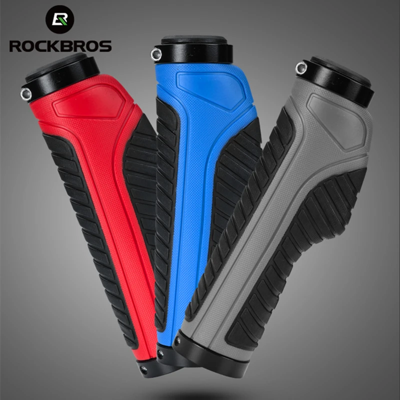 ROCKBROS велосипедные ручки MTB дорожный велосипед двойной замок резиновые на руль