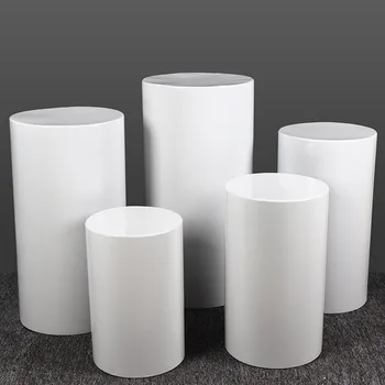 

5pcs/set size is 90cm, 80cm, 70cm, 60cm 55cm Cylindrical cake table