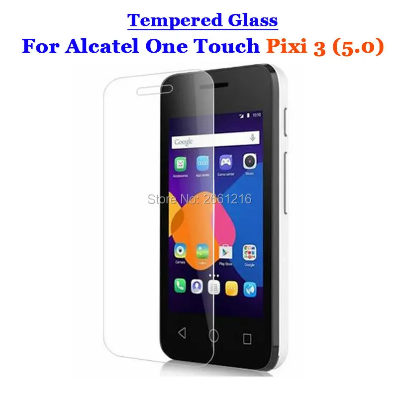 Per Alcatel Pixi3 5.0 Vetro Temperato 9 H 2.5D Premium Schermo Protector Pellicola Per Alcatel One Touch Pixi 3 5.0 5.0"