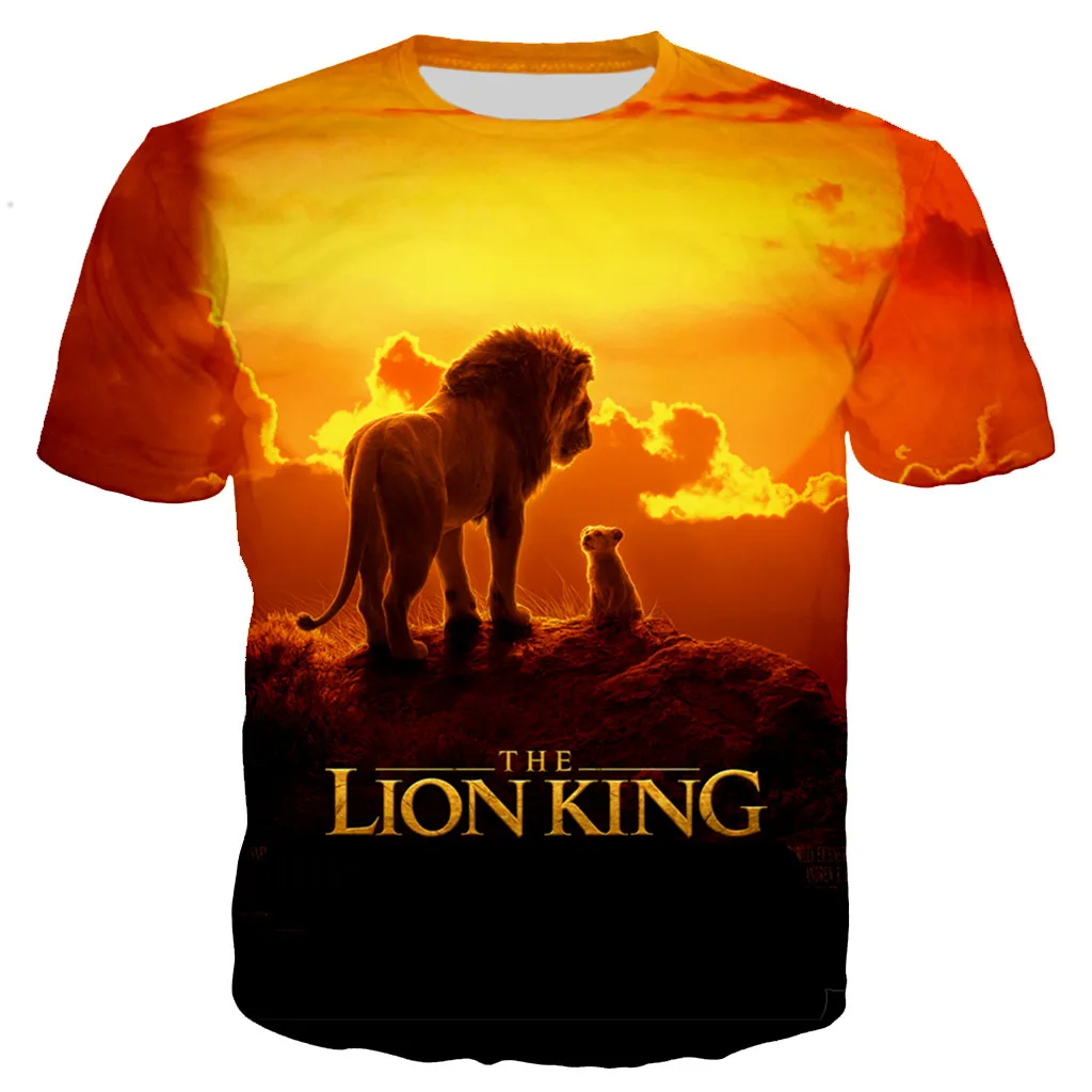 

New arrive popular The lion king/Simba cartoon 3D print men women fashion t shirt/hoodies/sweatshirts/vest/ tops dropshipping