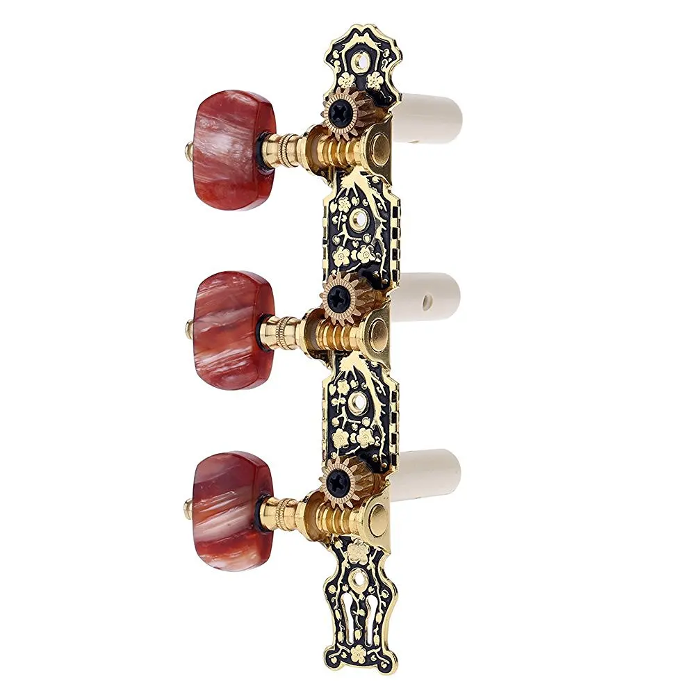 Alice AO 020HV2P 2pcs(Left + right) Classical Guitar Tuning Key Gold