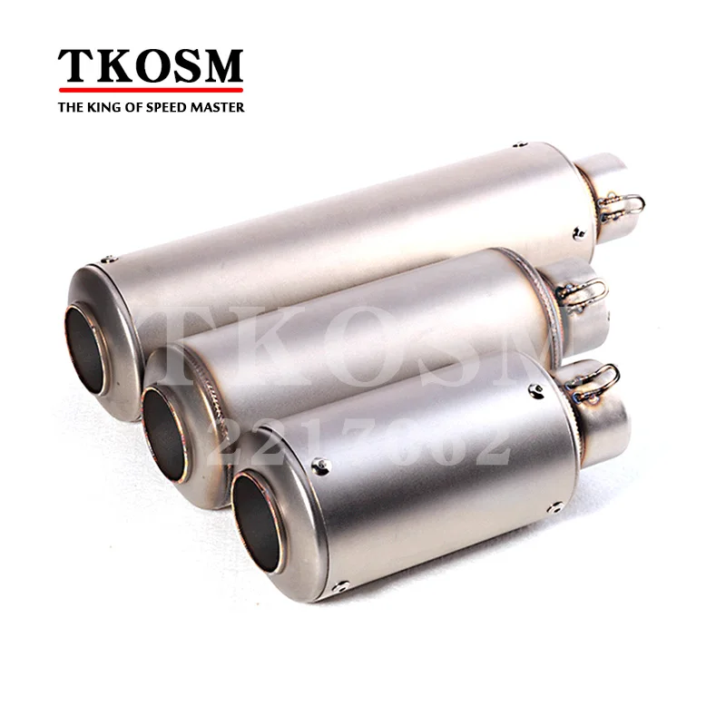 2017 newest High Quality stanless steel Universal Motorcycle Exhaust Pipe Muffler Racing SC GP