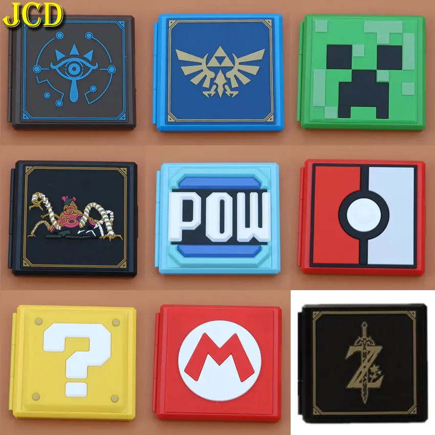 

JCD 1Pcs Portable Game Cards Case For Nintend Switch Shockproof Hard Shell Storage Box For Switch NS Accessories Game Card box